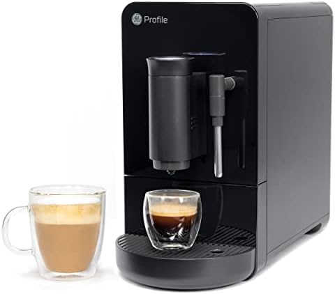  Rofile Automatic Espresso Machine + Milk Frother | Brew In 90 Seconds | 20 Bar Pump Pressure For Balanced Extraction | Five Adjustable Grind Size Levels | WiFi Connected For Customization | Black