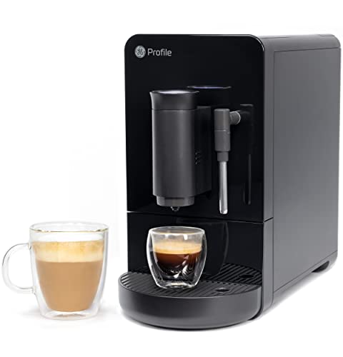  Rofile Automatic Espresso Machine + Milk Frother | Brew In 90 Seconds | 20 Bar Pump Pressure For Balanced Extraction | Five Adjustable Grind Size Levels | WiFi Connected For Customization | Black