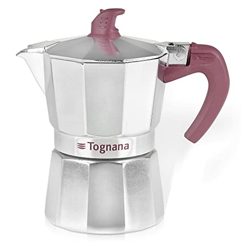  Extra Style Stovetop Coffee/Espresso Maker Moka Pot, 6-Cup,Silver