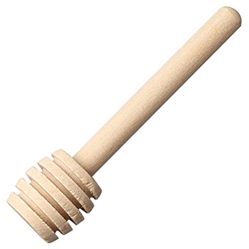  ® 24 Pack Of Mini 3 Inch Wood Honey Dipper Sticks, Server For Honey Jar Dispense Drizzle Honey, Wedding Party Favors