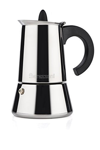  La Cafetiere Inox 2 Cups. Product Certified By The Accademia Italiana Maestri Del Caffè. Suitable For Induction.
