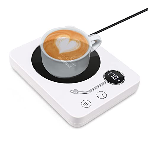  Coffee Warmer For Desk, Constant Coffee Mug Warmer, Auto Off 6 Modes Timer Smart Coffee Cup Warmer, 3 Temperature Control Mug Warmer, Warming Plate With Gravity Sensor For Candle Wax Beverage Tea Milk