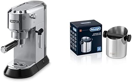 De'Longhi EC680M Espresso, Stainless Steel, Metallic & DLSC058 Coffee Tamper