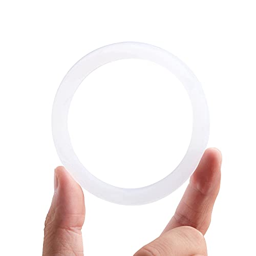  8 Pcs Replacement Spare Food Grade Silicone (Better Than Rubber) Gasket Seal Ring For Aluminium Stovetop Coffee Maker Pots Moka Express Dama Bialetti 9 Cups.