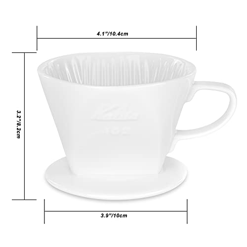  Pour Over Ceramic - Coffee Dripper Ceramic Coffee Maker With 3 Holes Flat Bottom, Porcelain Slow Filter Cone For Travel, Camping, Office, Home, Coffee Maker Brew