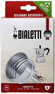 Bialetti Spare Parts, Includes 1 Funnel Filter, Compatible With Moka Express, DAMA, Electric And Mini Express (2 Cups)