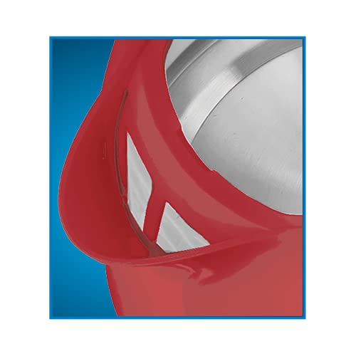  1.0L Plastic Electric Kettle, (RED)