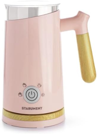  Tarument Electric Milk Frother - Automatic Milk Foamer & Heater For Coffee, Latte, Cappuccino, Other Creamy Drinks - 4 Settings For Cold Foam, Airy Milk Foam, Dense Foam & Warm Milk - Easy To Use