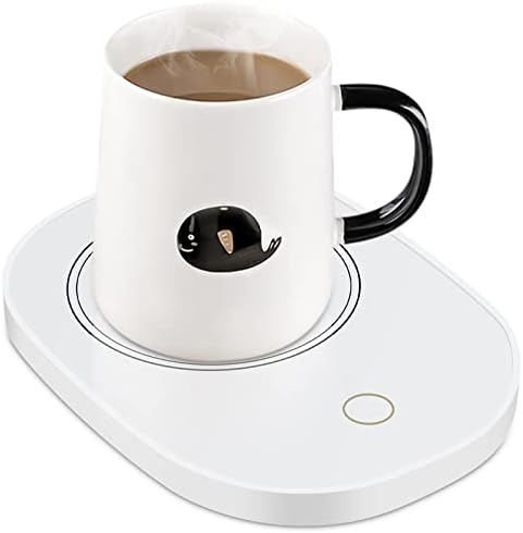 Coffee Mug Warmer, Auto Shut On/Off Electric Candle Wax Warmer, Temperature Heating Smart Coffee Warmer For Tea Beverage Milk Cocoa Water Office Home Travel