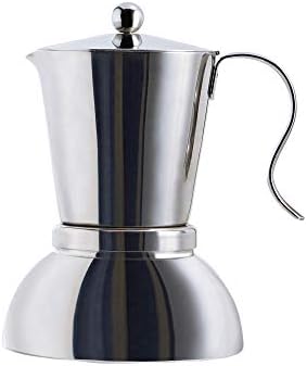  Stainless Steel Stovetop Espresso Maker - Italian Espresso Coffee Maker Greca Coffee Maker Moka Espresso Maker Moka Pot For 6 Espresso Cup / 10 Oz