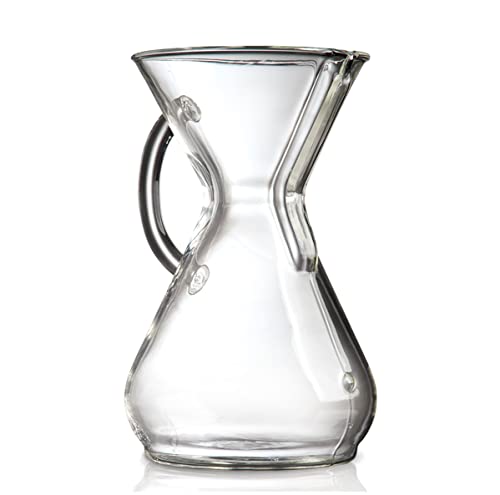  Pour-Over Glass Coffeemaker - Glass Handle Series - 8-Cup - Exclusive Packaging