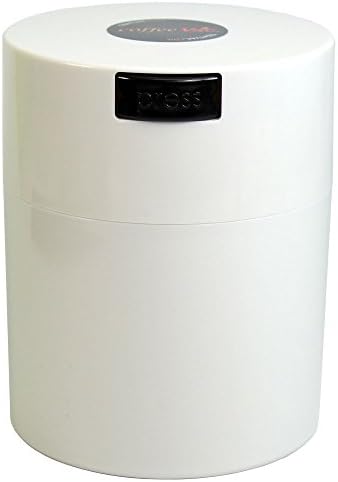  The Ultimate Vacuum Sealed Coffee Airtight Container, 1/2-Pound, Black