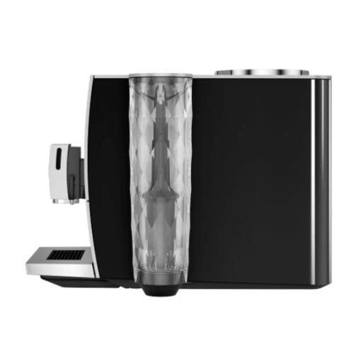 Jura ENA 8 Automatic Coffee Machine (Metropolitan Black) With Glass Milk Container Bundle (2 Items)