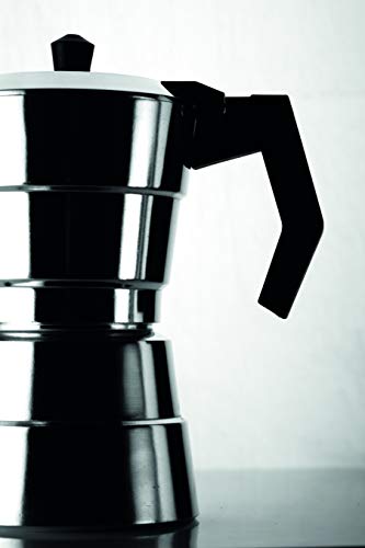 Alluflon Buongiorno Coffee Maker, 6 Cups, Aluminium