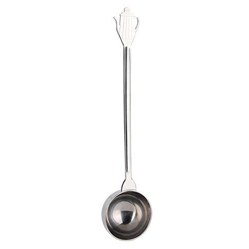  0.35 Oz Stainless Steel Coffee Scoop Spoon With Long Handle Tablespoon Measure Scoops Espresso Maker Spoons For Tea Sugar Coffee Bean Flour 7.9 In