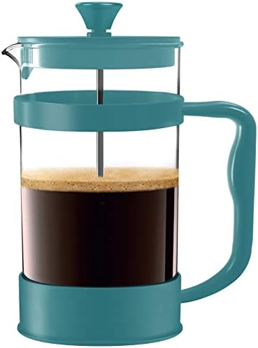  34 Ounce French Press Espresso And Tea Maker With Triple Filters, Stainless Steel Plunger And Heat Resistant Borosilicate Glass - Black
