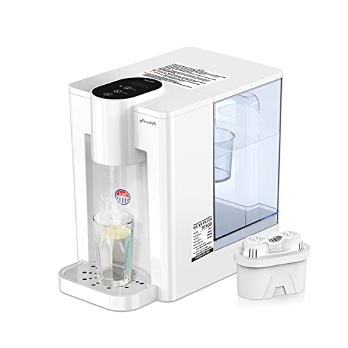  TF900 Instant Hot Water Dispenser Filter, Countertop Water Filter System, 5 Temperatures & 3 Volume Settings, High Temp Safety Lock, Zero Installation, UL Standard Tested, 1 Filter Included