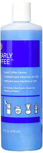  Clearly Coffee Pot Cleaner 14 Ounce (Made In The USA) French Press Liquid Cleaner For Glass Bowls Airpots Satellite Brewers And Thermal Servers Removes Coffee Oils