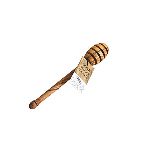  Olive Wood Honey Dipper/Drizzlier