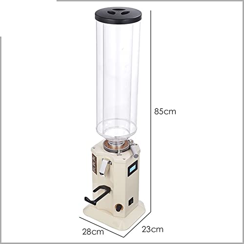  9L Tea Milling Machine 200W Matcha Grinder Automatic Electric Grinding Tea Machine Commercial Miller Black/White 110/220V (Color : White, Size : US_220V)