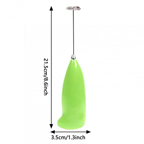  1Pcs Electric Milk Frother Handheld Foam Maker Mini Kitchen Mixer Tools Stainless Steel Battery Operated Mixer Tools Stirrer Foamer For Coffee ,Egg,Cappuccino Hot Chocolate (D, D)