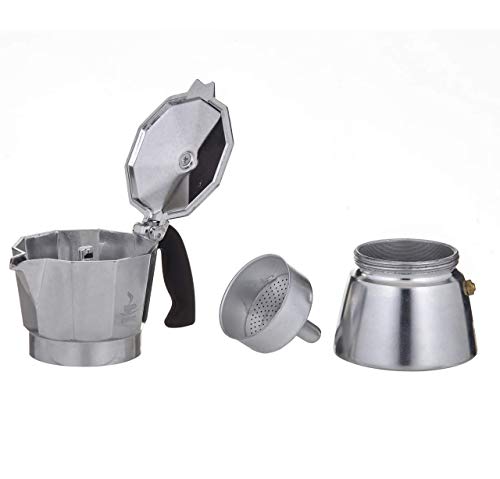 GEFU Efu Espresso Maker Lucino, Accessories For Coffee, 3 Cups, Aluminium/ Plastic, 16070
