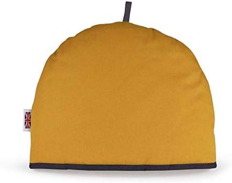  Large Tea Cozy For Teapot Insulated - Oxford Navy - Thermal 100% Cotton Extra Thick Wadding - Made In England, UK - Tea Cozies Covers Fit 1 To 6 Cup Neutral Kitchen Textiles Range