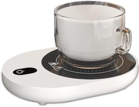  200W Coffee Mug Warmer For Desk (Up To 212 ℉), 5 Temperature Levels & 8-Hours Auto Shut Off Coffee Cup Warmer For Warming & Heating Coffee, Milk, Tea, Hot Chocolate, Etc.(No Cup)(Black, RD01)