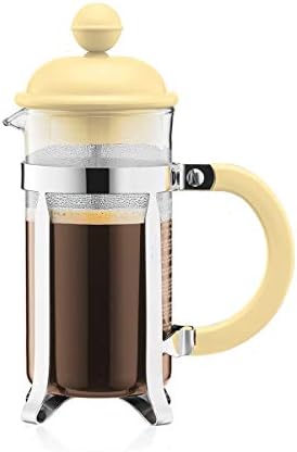 Bodum ODUM Caffettiera 3 Cup French Press Coffee Maker, White, 0.35 L, 12 Oz