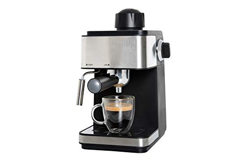 PREMIUM Levella 4-Cup Espresso, Cappuccino And Latte Maker Black (Pem351)