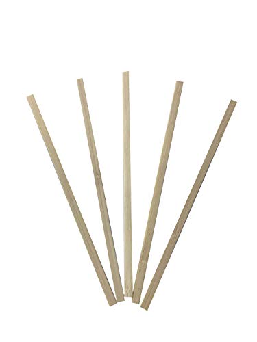  Bamboo Coffee Stir Sticks, 5.5 Inches, Square End, Stronger And Thicker Than Standard Wood, 100% Renewable And Biodegradable - 1 Box Of 1000 Stirrers