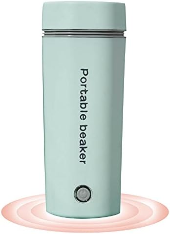  110V Electric Heated Travel Mug 350ML Smart Heating Water Bottle Leakage-free Portable Electric Kettles With 5 Minutes Fast Boiling/ Anti-dry Protection For Coffee, Milk