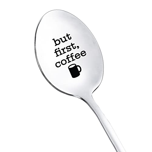  Coffee Spoon Gifts For Women Men But First Coffee Spoons For Wife Dad Coffee Lover Gift For Her Him Christmas Birthday Gifts For Coffee Lovers Daughter BF Coffee Tea Spoons