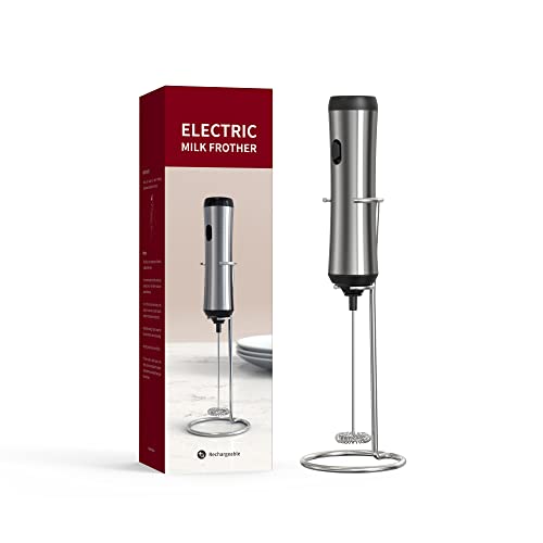 GENERIC WhiskAway Electric Milk Frother - Create Velvety Smooth Foam For Coffee, Lattes, And More, Effortlessly! Enjoy Barista-Quality Frothed Milk At Home! USB-C Cable + 500MAH Battery Capacity!