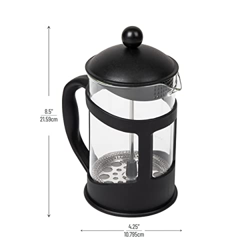  French Press Coffee & Tea Maker 27 Oz, Glass