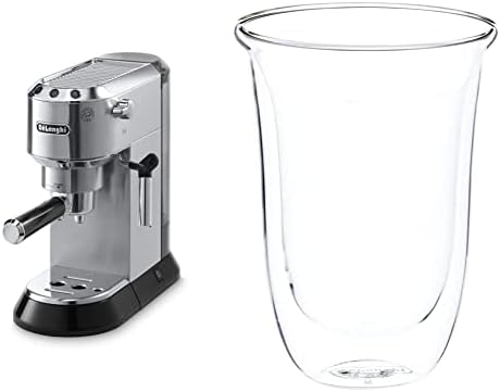 De'Longhi EC680M Espresso, Stainless Steel, Metallic & DLSC058 Coffee Tamper