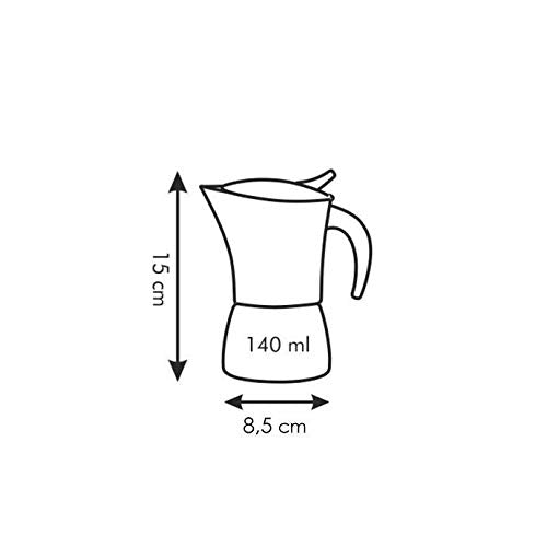  Espresso Maker, Stainless Steel, Silver, 18 Cm