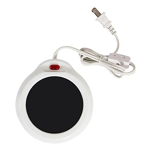  Candle Warmer Mug Warmer On Desk Heating, Electric Warmer For Home & Office (White)