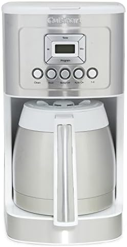 Cuisinart Coffee Maker, 14-Cup Glass Carafe, Fully Automatic For Brew Strength Control & 1-4 Cup Setting, Stainless Steel, DCC-3200P1