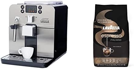 Gaggia Brera Super-Automatic Espresso Machine, Small, Black, 40 Fl Oz