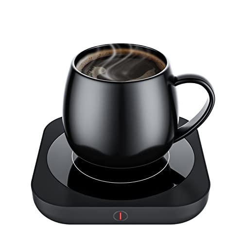  Coffee Mug Warmer Smart Cup Warmer With 3 Temperature Settings Electric Beverage Warmer Plate Auto Shut Off, Coffee, Tea And Milk Warmer For Office Home Desk Use (Cup Not Included)