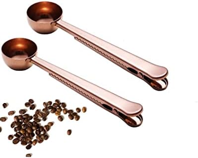  Plastic Coffee Scoops, 2 Tbsp Coffee Scoop With Brush & Espresso Grinder Brush For Ground Coffee Cleaning Tea Power, Coffee Tool For Barista Home Kitchen Café,4 Pack