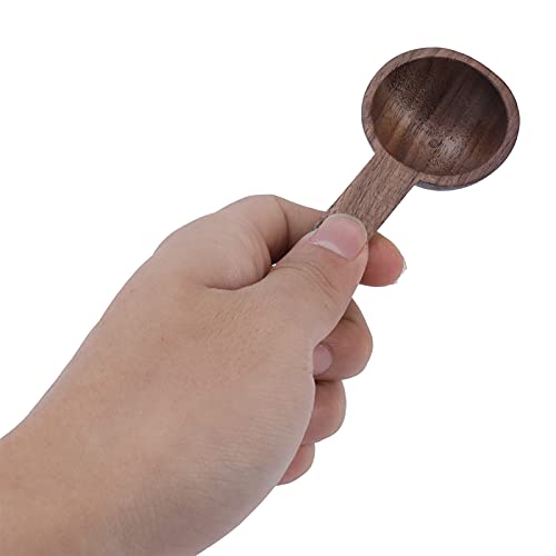  Coffee Spoon, Wooden Tablespoon Measuring Spoon Walnut Teaspoon Coffee Accessories For Coffee Tea Sugar Dlour Spices(1 Pc)