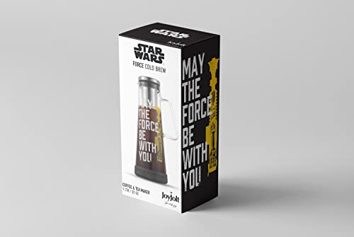  Star Wars Cold Brew Coffee Maker. 32oz/1L Cold Coffee Brewer And Infuser Filter. Glass Iced Coffee Maker Ice Tea Maker Cold Brew Pitcher. Star Wars Gift And Star Wars Kitchen Accessories