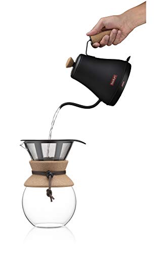 Bodum 11883-259US Melior Gooseneck Electric Water Kettle, 27 Ounce, Matte Black
