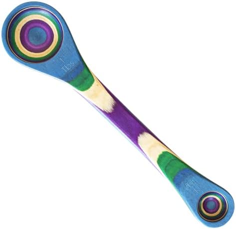  Ique Mumbai Collection 8" Spreading Knife In Colored Birch Wood