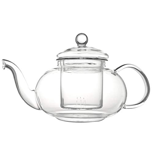 Bredemeijer Verona Single-Walled Glass Teapot 0.5L, 12 X 18 X 12.2 Cm, Transparent