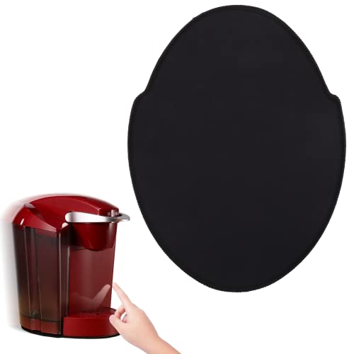  Coffee Maker Mover For Keurig K-Classic Coffee Maker,Slide Mat Sliding Mats Coffee Maker Mover Mixer Slider For Keurig Single Serve K-Cup Pod Coffee Brewer (Black)