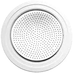 Bialetti 3 Gaskets (Rubber Rings) 1 Filter Plate Replacement For Moka 3 + 4 Cups