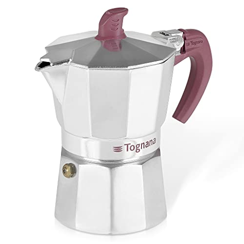  Extra Style Stovetop Coffee/Espresso Maker Moka Pot, 6-Cup,Silver